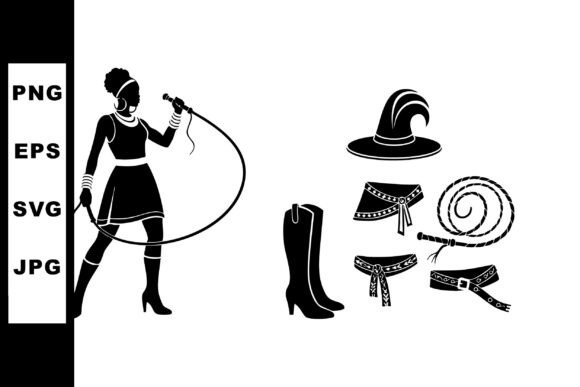 Female Cowboy with Lasso Whip and Wester Review