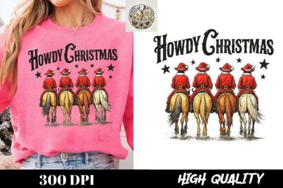 Funny Christmas Cowboy Howdy Western Embroidery Design Review
