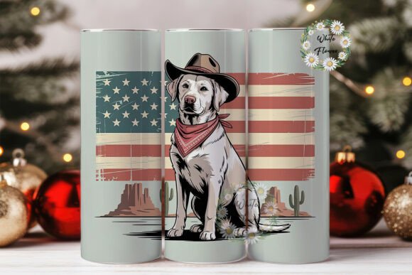 Patriotic Cowboy Dog Tumbler Wrap Review