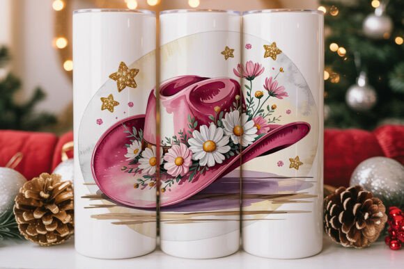 Pink Cowboy Hat Daisy Tumbler Wrap Review