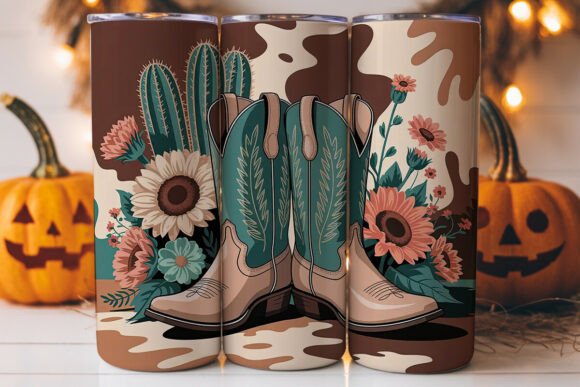 Rustic Cowboy Boots 20oz Tumbler Wrap Review for Embroidery Projects
