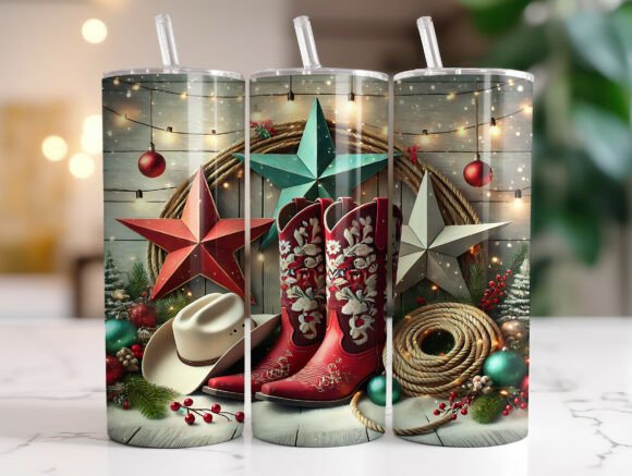 Rustic Cowboy Christmas 20oz Tumbler Review: A Practical Embroidery Design for Real Projects