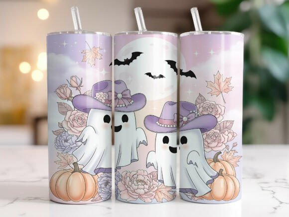 Spooky Cowboy Ghost Tumbler Wrap Design Review for Real Projects