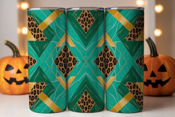 Turquoise Western Marble Tumbler Wrap Design Review