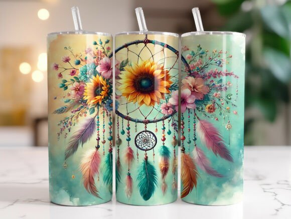 Western Boho Dreamcatcher Tumbler PNG Review for Real Projects