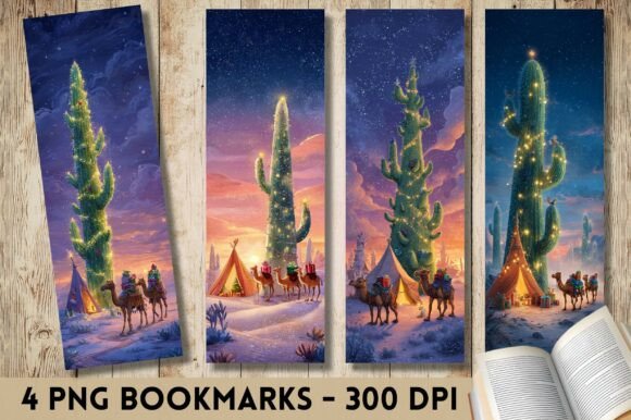 Western Cactus Christmas Bookmark Review
