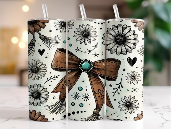 Western Coquette Bow 20oz Tumbler Wrap Review