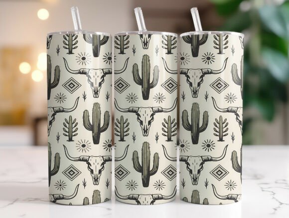 Western Skull Aztec Pattern Tumbler Wrap Review